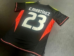 Camiseta Argentina Arquero 2024 AeroRdy Negra Dibu Martinez con parche FWC2022 - comprar online