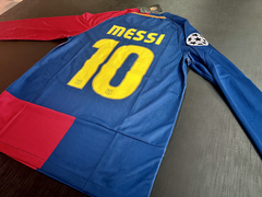 Camiseta RETRO Barcelona Manga Larga Titular Messi 2008/09 en internet