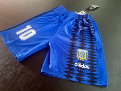 Short Argentina RETRO 1994 Azul Maradona 10 en internet