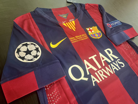 Camiseta RETRO Barcelona Titular 2014/15 Suarez UCL