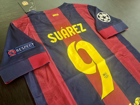 Camiseta RETRO Barcelona Titular 2014/15 Suarez UCL