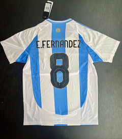 Camiseta Argentina Titular E. Fernandez 8 2024/25 AeroRdy - tienda online