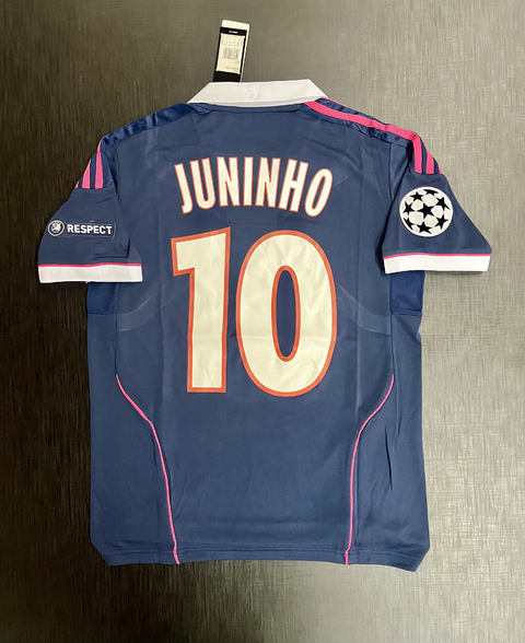 Camiseta RETRO Lyon Suplente 2011/12 Azul Juninho