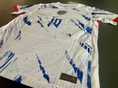 Camiseta Noruega DRI-FIT Suplente 2024/25 Odegaard 10 Match Blanca - tienda online