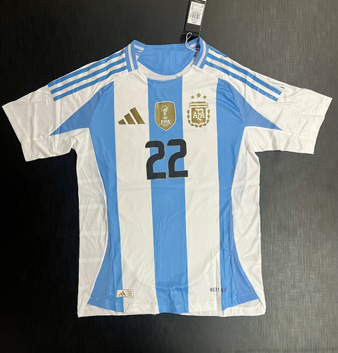 Camiseta Argentina Titular 2024/25 Heatrdy Lautaro Martinez
