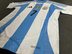 Camiseta Argentina Titular 2024/25 Heatrdy De Paul - Janisal Deportes
