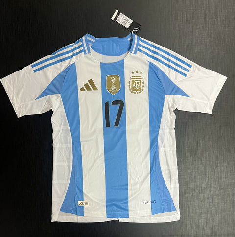 Camiseta Argentina Titular 2024/25 Heatrdy Garnacho 17