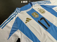 Camiseta Argentina Titular 2024/25 Heatrdy Garnacho 17 en internet