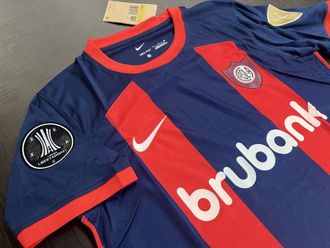 Camiseta San Lorenzo Titular 2024 con parche Libertadores