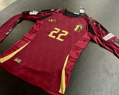 Camiseta Belgica Manga Larga Titular 2024/25 Heatrdy Doku - Janisal Deportes