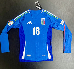 Camiseta Italia Manga Larga Titular 2024/25 Heatrdy Barella - comprar online