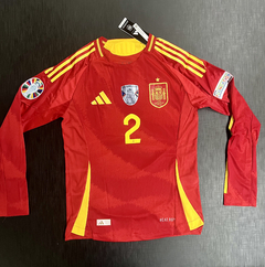 Camiseta España Manga Larga Titular 2024/25 Heatrdy Carvajal