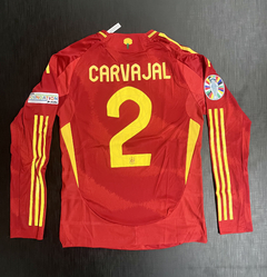 Camiseta España Manga Larga Titular 2024/25 Heatrdy Carvajal - Janisal Deportes