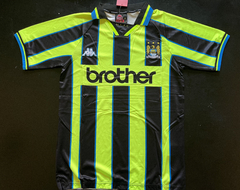 Camiseta RETRO Manchester City Suplente 1998/99 Fluor - comprar online