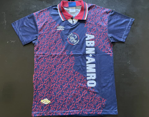 Camiseta RETRO Ajax Suplente 1996 Azul