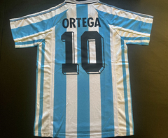 Camiseta RETRO Argentina Titular 1998 Ortega - tienda online