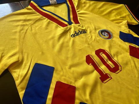 Camiseta RETRO Rumania Titular 1994 Hagi