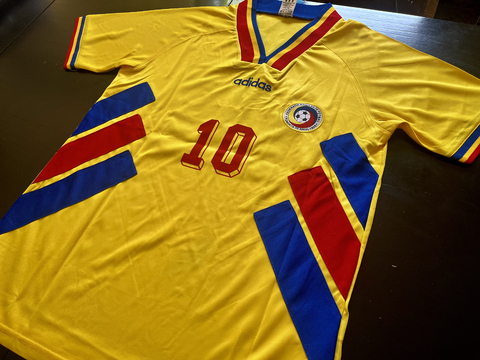 Camiseta RETRO Rumania Titular 1994 Hagi