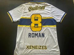 Camiseta RETRO Boca Suplente 1997 Blanca Roman Riquelme - Janisal Deportes