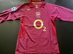 Imagen de Camiseta RETRO Manga Larga Arsenal Suplente 2005 Bordo Henry