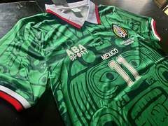 Camiseta RETRO Mexico Titular 1998 Cuauhtémoc Blanco - tienda online