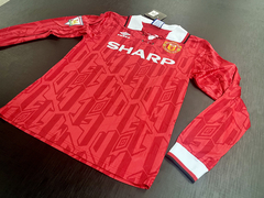 Camiseta RETRO Manga Larga Manchester United Titular 1993/94 Beckham 28 - Janisal Deportes