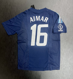 Camiseta RETRO Argentina Suplente 2002 Aimar 16 - tienda online