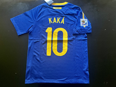 Camiseta RETRO Brasil Suplente 2010 Azul Kaka - Janisal Deportes