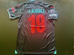 Camiseta Manchester City Suplente 2023/24 Negra Julian Alvarez en internet