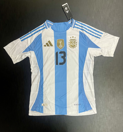 Camiseta Argentina Titular 2024/25 Heatrdy Romero 13