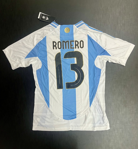 Camiseta Argentina Titular 2024/25 Heatrdy Romero 13
