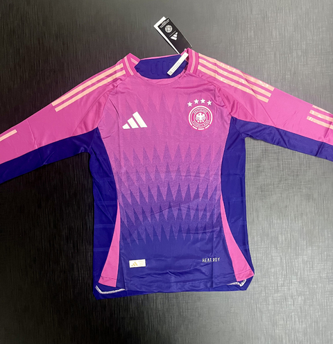Camiseta Alemania Manga Larga Suplente 2024/25 Heatrdy