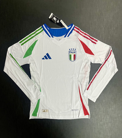Camiseta Italia Manga Larga Suplente Blanca 2024/25 Heatrdy - Janisal Deportes
