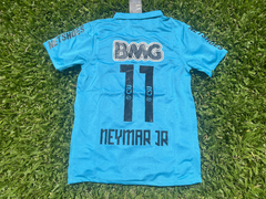 Camiseta RETRO Santos Suplente 2012/13 Celeste Neymar Jr - tienda online