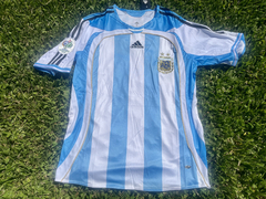 Camiseta RETRO Argentina Titular 2006 Sin Estampado