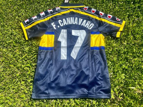 Camiseta RETRO Parma Suplente 1999/00 Azul Cannavaro