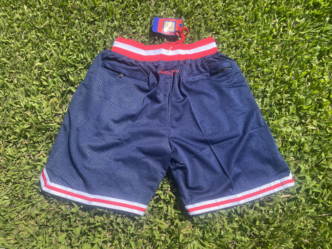 Short NFL Patriots Azul (bolsillo con cierre)