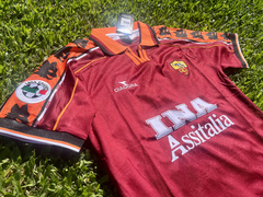 Camiseta RETRO Roma Titular 1998/99 Sin Estampado en internet