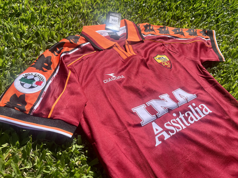 Camiseta RETRO Roma Titular 1998/99 Sin Estampado
