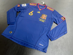 Camiseta RETRO Manga Larga España Suplente 2010 Iniesta 6