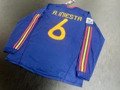 Imagen de Camiseta RETRO Manga Larga España Suplente 2010 Iniesta 6