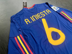 Camiseta RETRO Manga Larga España Suplente 2010 Iniesta 6