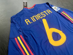 Camiseta RETRO Manga Larga España Suplente 2010 Iniesta 6