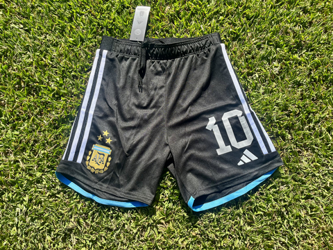 Short Argentina HeatRdy Negro 2023/24 con el 10 (Messi)