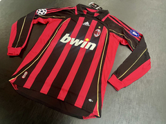 Camiseta RETRO Manga Larga Milan 2006/07 Titular Kakak 22 - tienda online