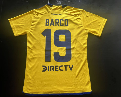 Camiseta Boca Suplente Amarilla Barco 2023/24