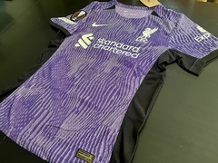 Camiseta Liverpool DRI FIT Suplente Mac Allister 2023/24 Violeta Match - Janisal Deportes