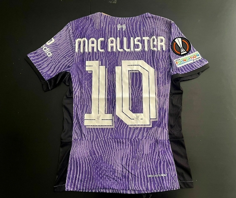 Camiseta Liverpool DRI FIT Suplente Mac Allister 2023/24 Violeta Match