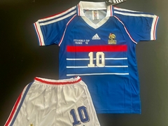 Kit de Niños Retro Francia Titular Zidane 1998 - tienda online