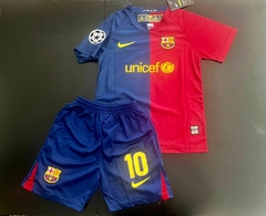 Kit de Niños Retro Barcelona Titular Messi 2008/09 en internet